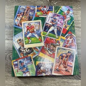 Hallmark Sports Photo Album Football Baseball Basketball Memory‎ Book VTG Sports